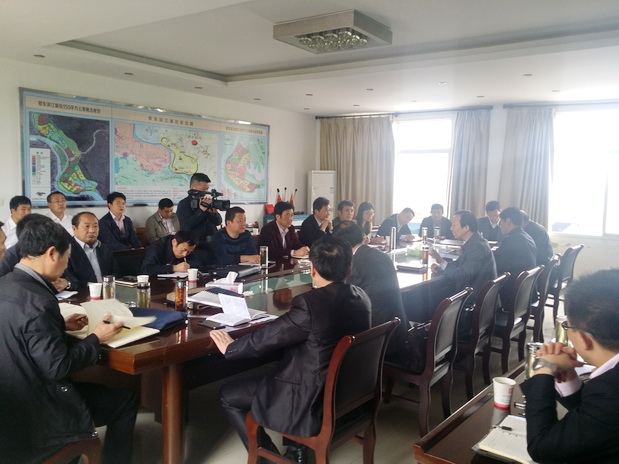 新八集團浠水縣散花示范區(qū)自來水廠改擴建工程督辦會召開